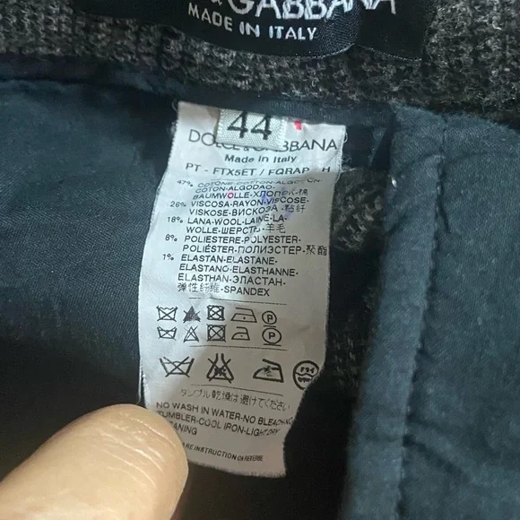 ❌sold❌DOLCE & GABBANA .Straight pants - Picture 9 of 16